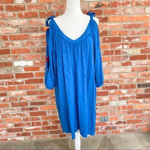 Holding Horses Cold Shoulders Dress, L